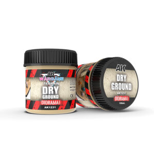 AK Interactive Wargame Battle Ground Terrains Dry Ground: 100ml (Acrylic)