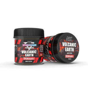 AK Interactive Wargame Battle Ground Terrains Volcanic Earth: 100ml (Acrylic)